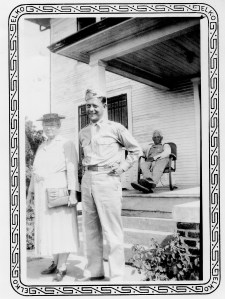 My Great-Grandma Henslee, my Great-uncle Bill, and My Great-grandad Henslee, circa 1941
