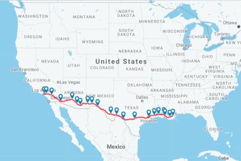 Sunset Limited Map